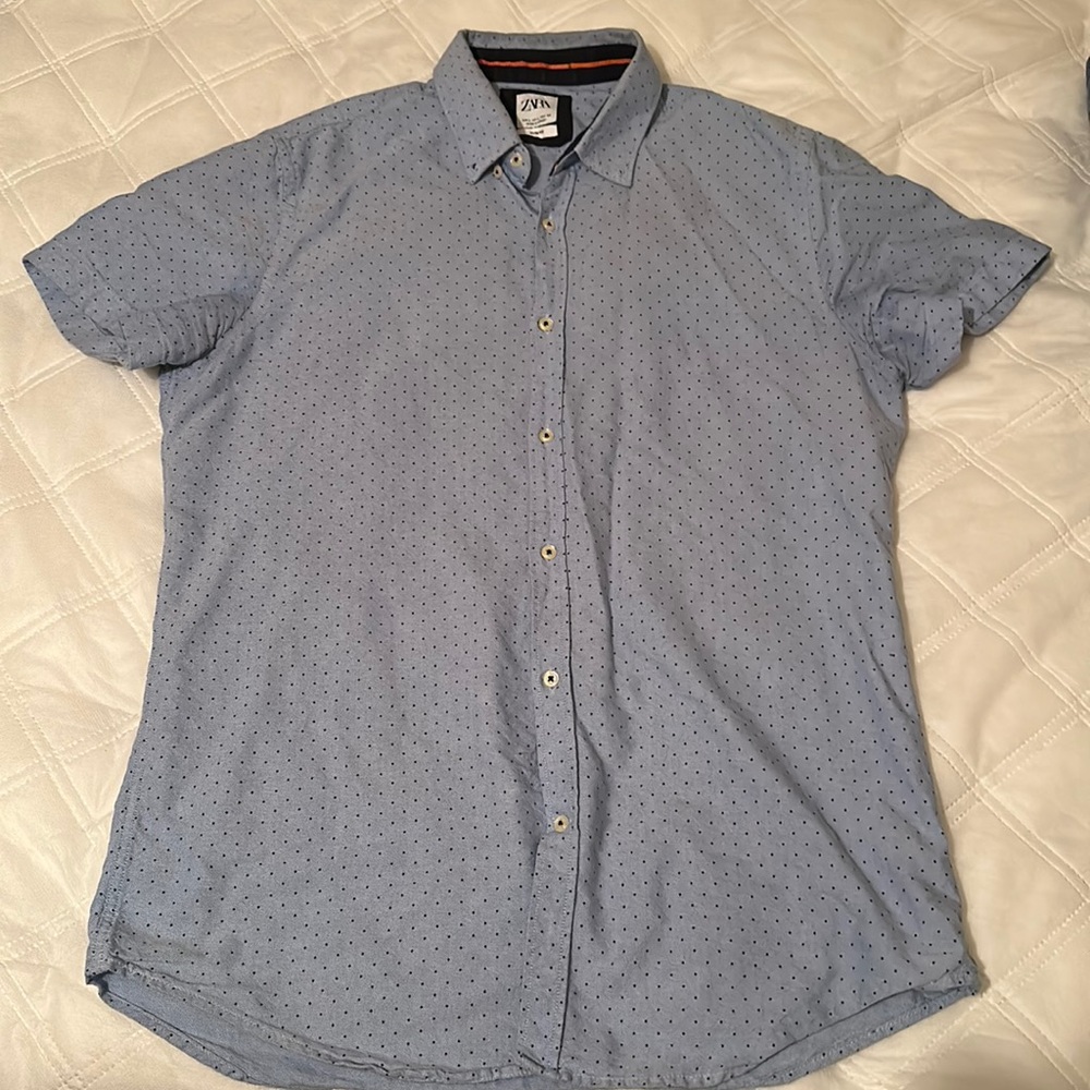 Zara Short Sleeve Button Up shirt